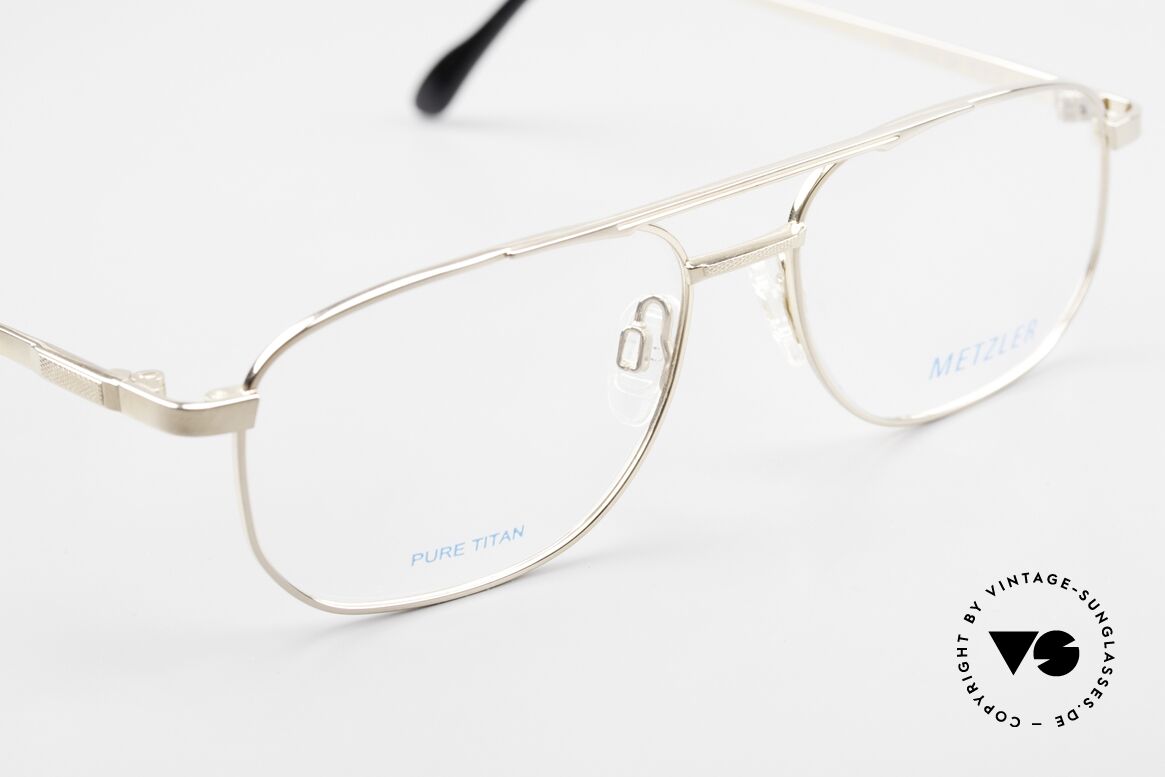 Metzler 1678 Vintage Titan Glasses for Men, NO RETRO eyewear, but a 25 years old ORIGINAL!, Made for Men