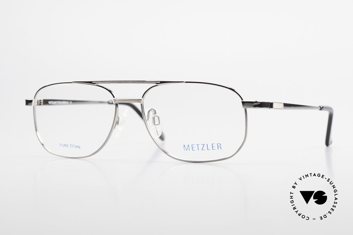 Metzler 1678 Titan Glasses 90's Men's Frame, METZLER eyeglasses 1678, col 021, size 55/15, 140, Made for Men