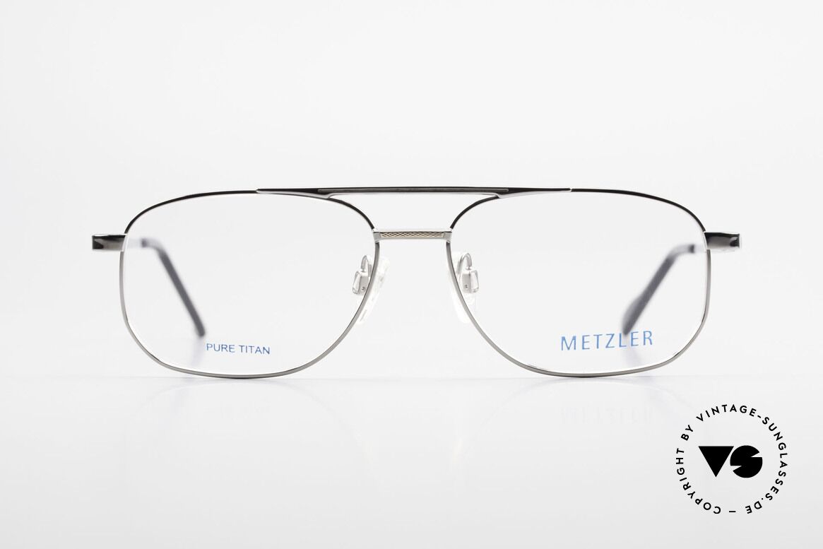 Metzler 1678 Titan Glasses 90's Men's Frame, vintage men's glasses by Metzler from the early 90s, Made for Men