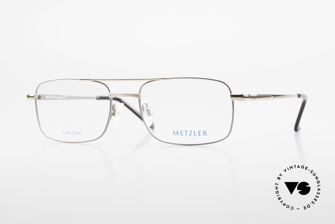 Metzler 1680 90's Titan Eyeglasses For Men, METZLER eyeglasses 1680, col 021, size 56/19, 140, Made for Men