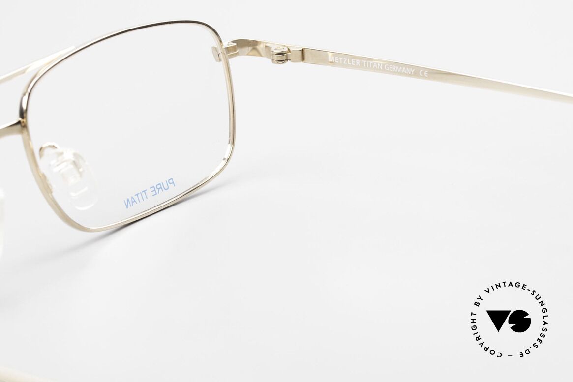 Metzler 1680 90's Titan Frame Gold Plated, Size: extra large, Made for Men
