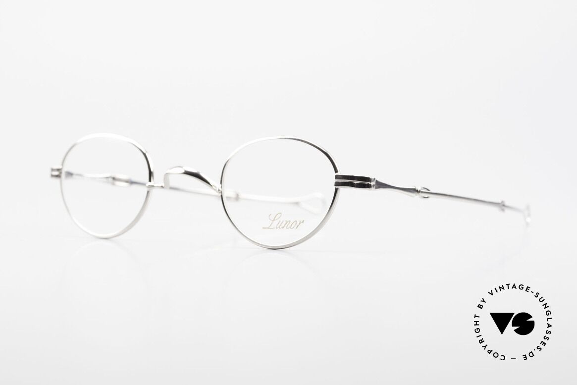 Lunor I 03 Telescopic Slide Temples Eyeglasses PP, traditional German brand; quality handmade in Germany, Made for Men and Women