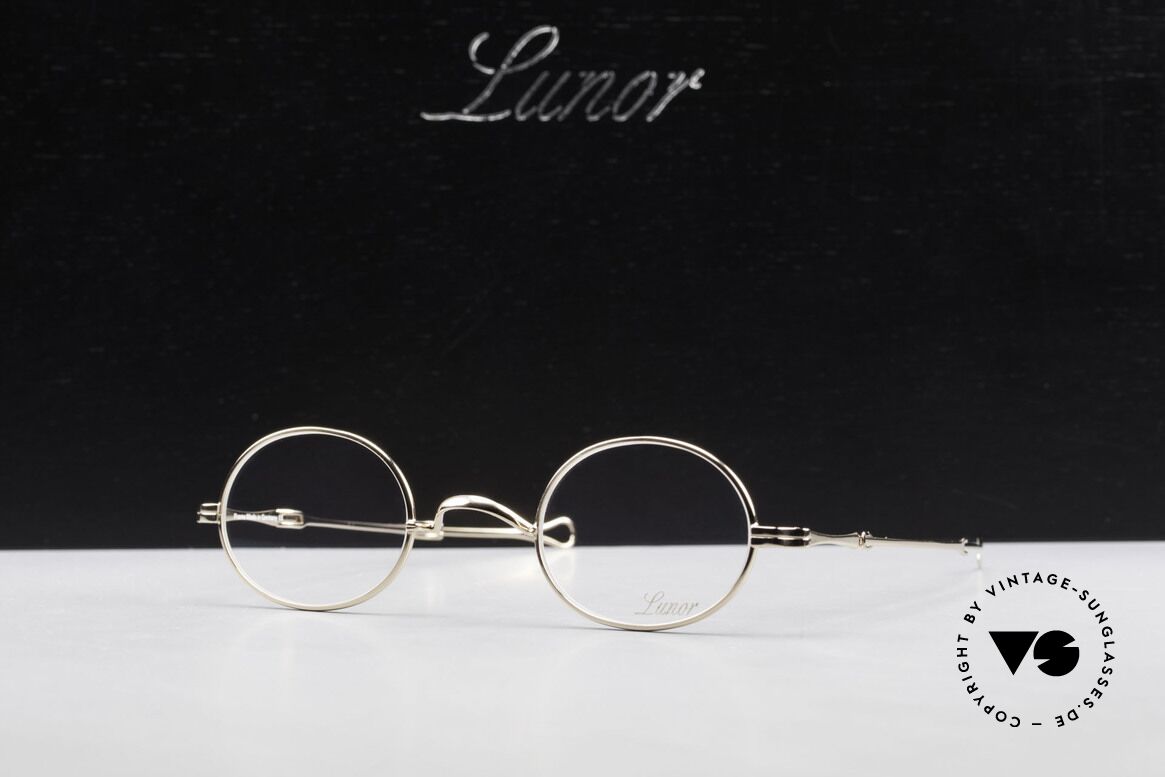 Lunor I 10 Telescopic Eyeglasses Oval Slide Temple, Size: small, Made for Men and Women