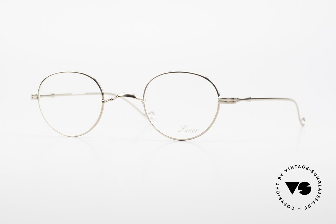 Lunor II 22 Rare Eyeglasses Gold Plated, vintage Lunor eyeglasses of the old "LUNOR II" series, Made for Men and Women