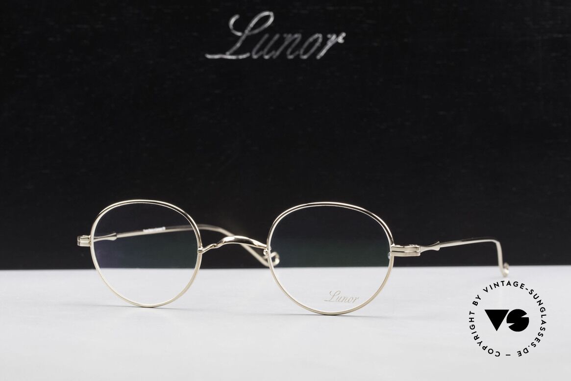 Lunor II 22 Lunor Eyeglasses Gold Plated, Size: medium, Made for Men and Women