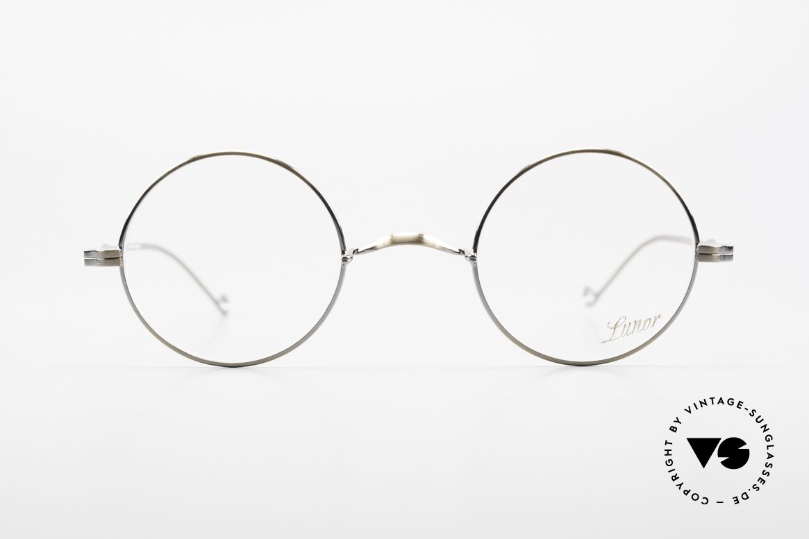 Lunor II 23 Limited Edition Antique Gold, full rim metal frame with noble "antique gold" finish, Made for Men and Women
