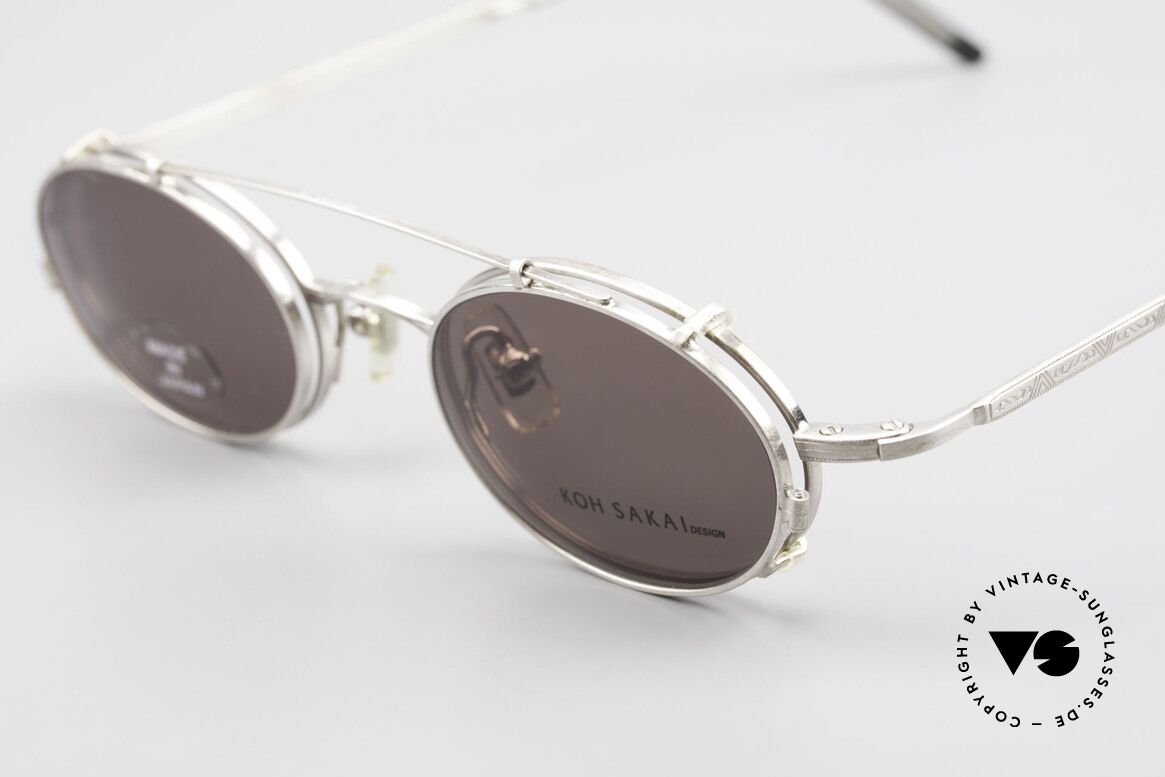 Koh Sakai KS9781 Vintage Metal Glasses Clip On, made in the same factory like Oliver Peoples & Eyevan, Made for Men and Women