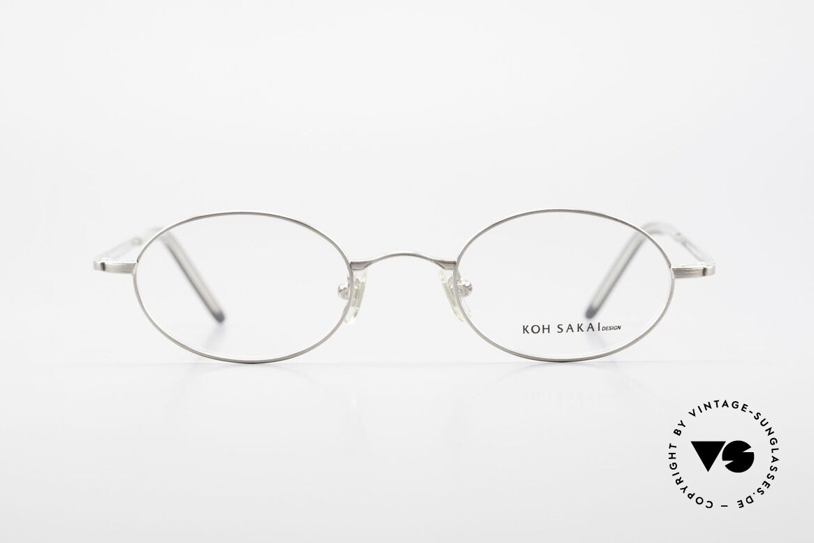 Koh Sakai KS9781 Vintage Metal Glasses Clip On, Size: small, Made for Men and Women