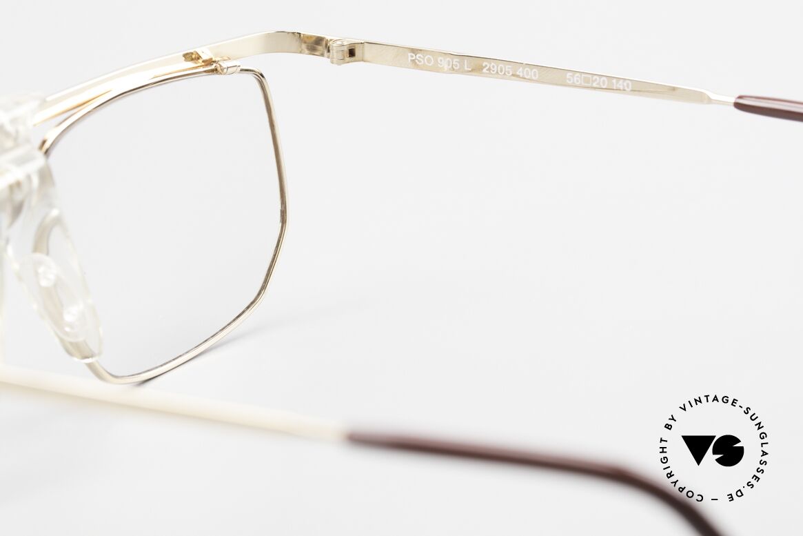Alpina PSO 905 Vintage Glasses Saddle Bridge, Size: large, Made for Men