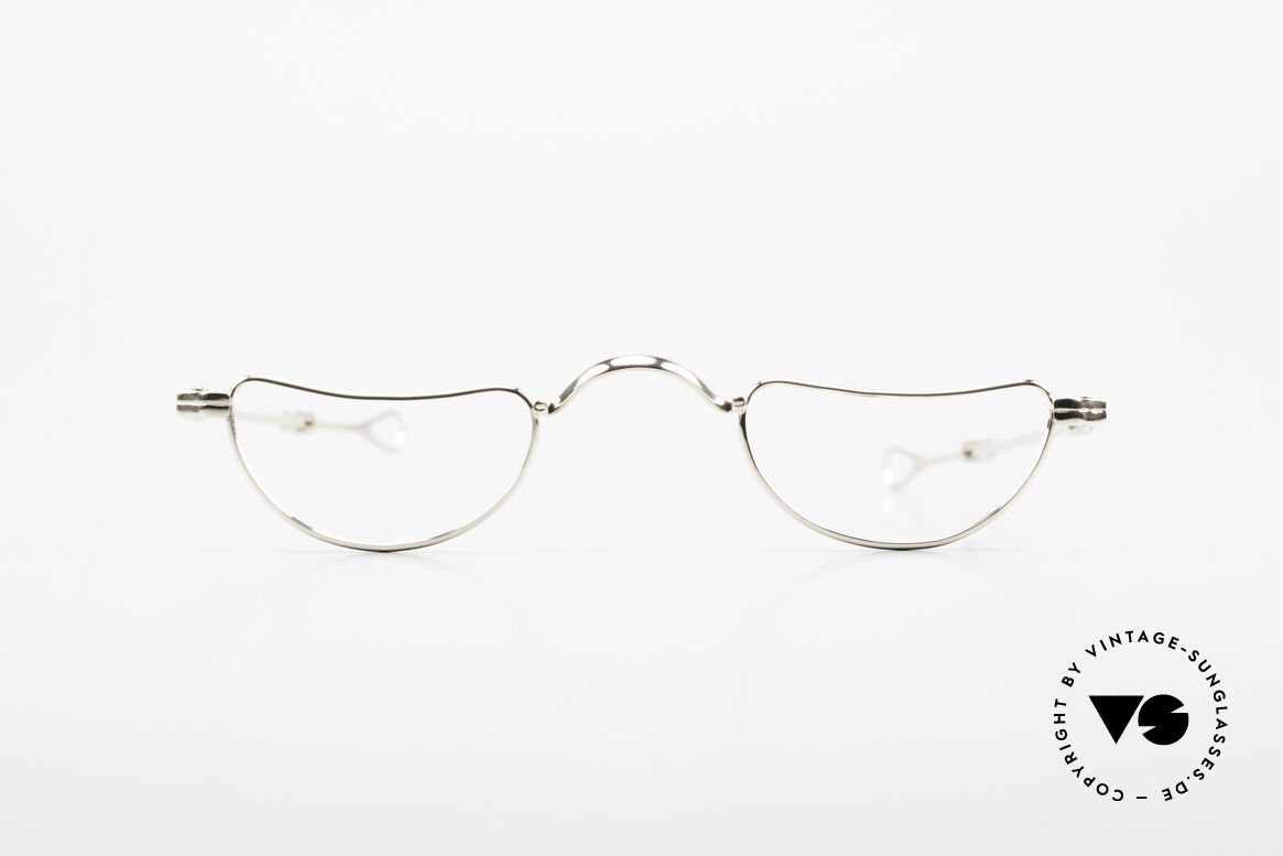 Lunor Goldbrille Solid Gold Glasses 16ct Frame, model I-07: I = 1st series, 07 = gold reading eyeglasses, Made for Men and Women