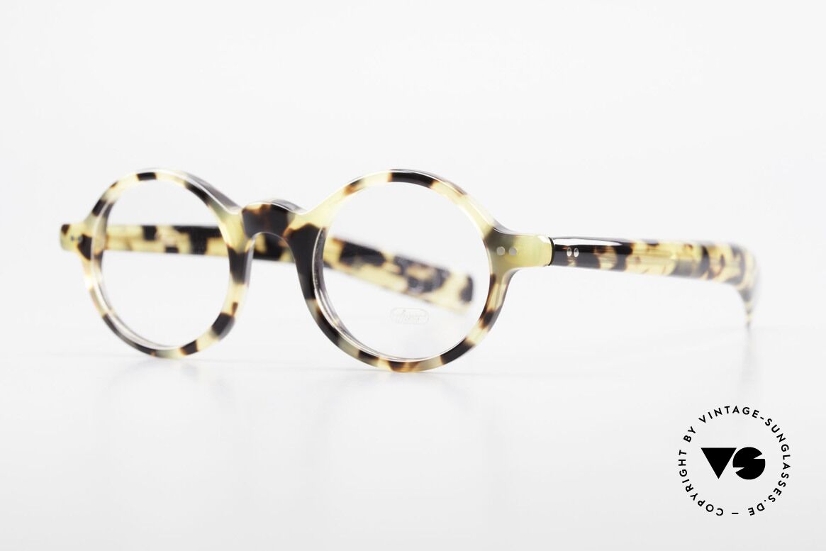 Lunor A52 Oval Lunor Glasses Acetate, oval frame with a stylish "TOKYO TORTOISE" pattern, Made for Men and Women