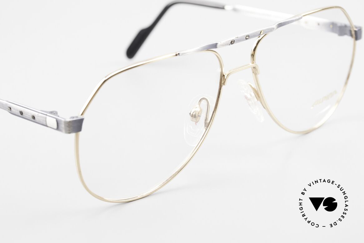 Alpina M1F770 Vintage Glasses Aviator Style, never worn (like all our rare vintage Alpina eyewear), Made for Men