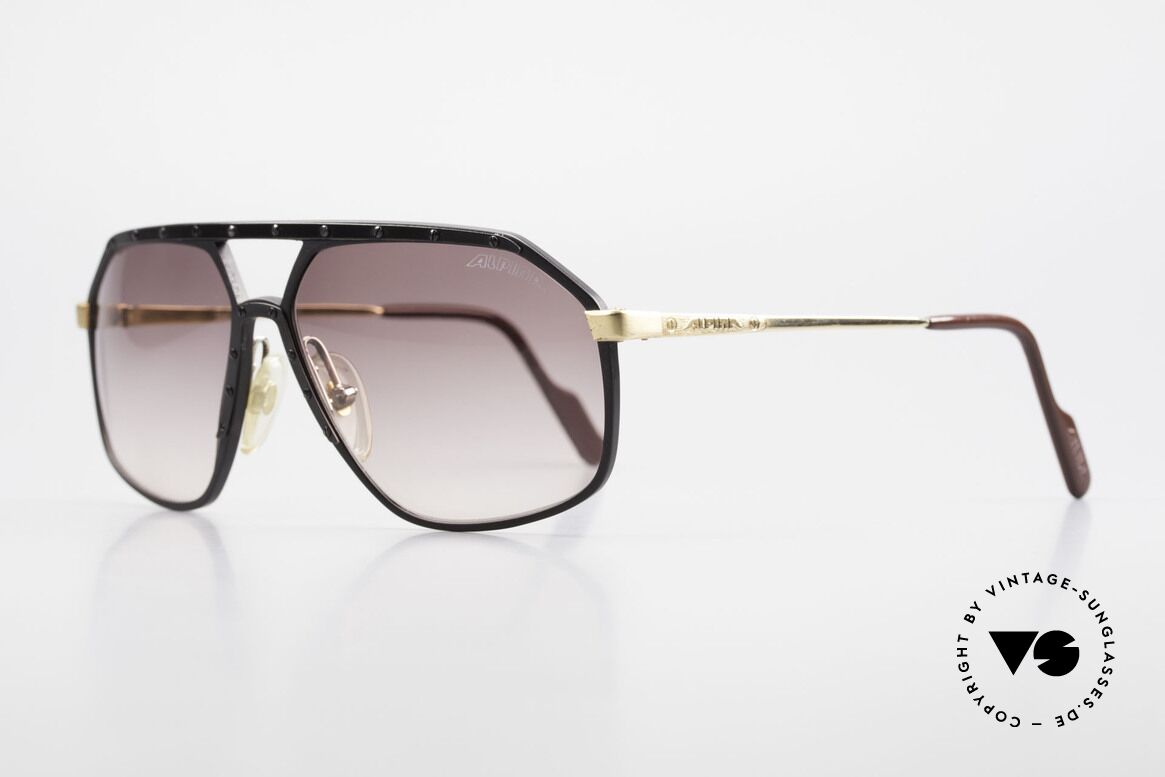 Alpina M6 Rare Vintage 80's Sunglasses, produced in many different variations; HANDMADE, Made for Men and Women