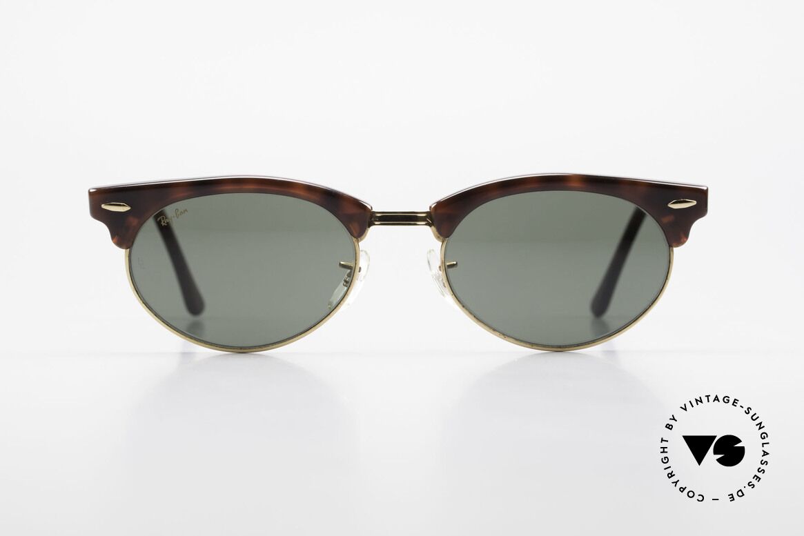 Ray Ban Clubmaster Oval 80's Bausch & Lomb Original, still one of the most popular vintage sunglasses, Made for Men and Women