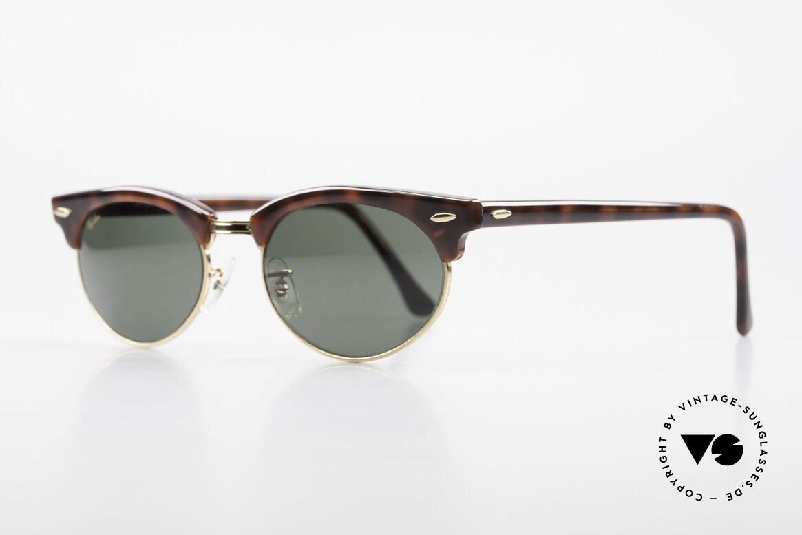 Ray Ban Clubmaster Oval 80's Bausch & Lomb Original, Bausch&Lomb G15 quality lenses; 100% UV prot., Made for Men and Women