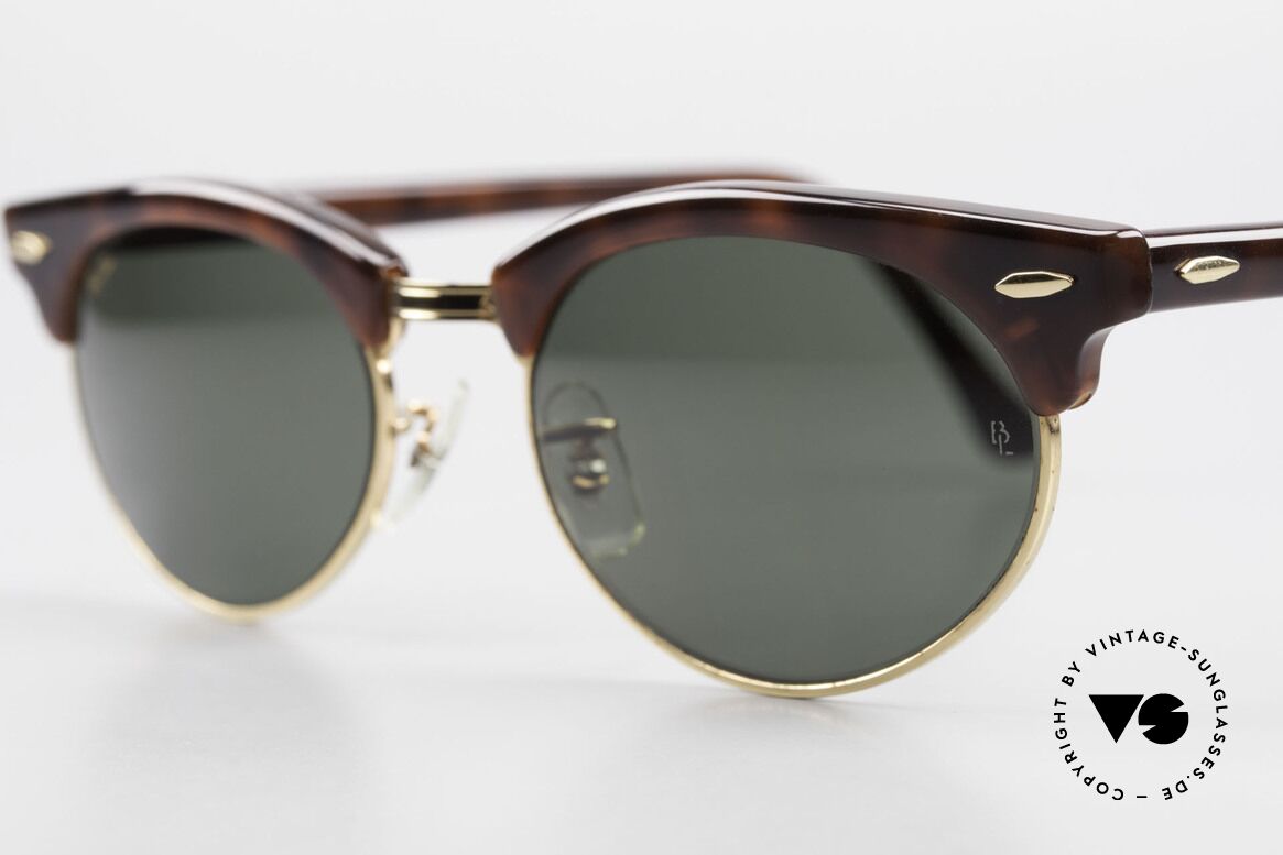 Ray Ban Clubmaster Oval 80's Bausch & Lomb Original, never worn (like all our vintage Ray Ban eyewear), Made for Men and Women