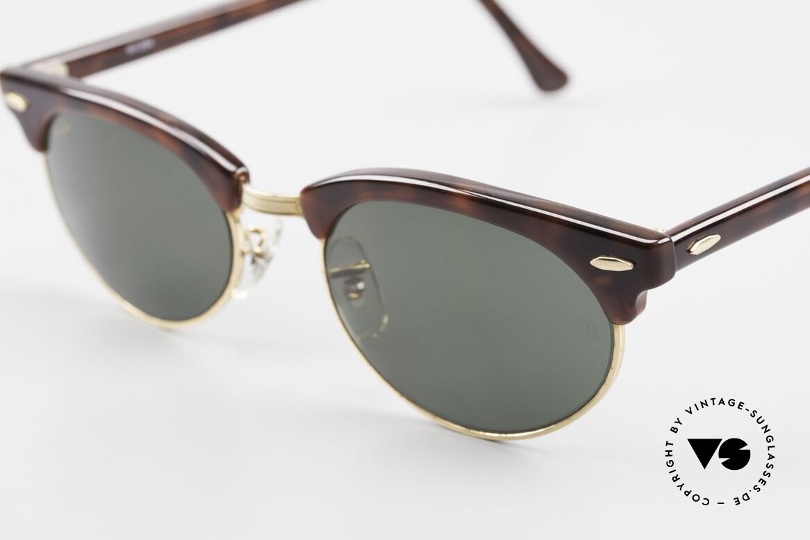 Ray Ban Clubmaster Oval 80's Bausch & Lomb Original, NO RETRO sunglasses, but a 30 years old RARITY, Made for Men and Women