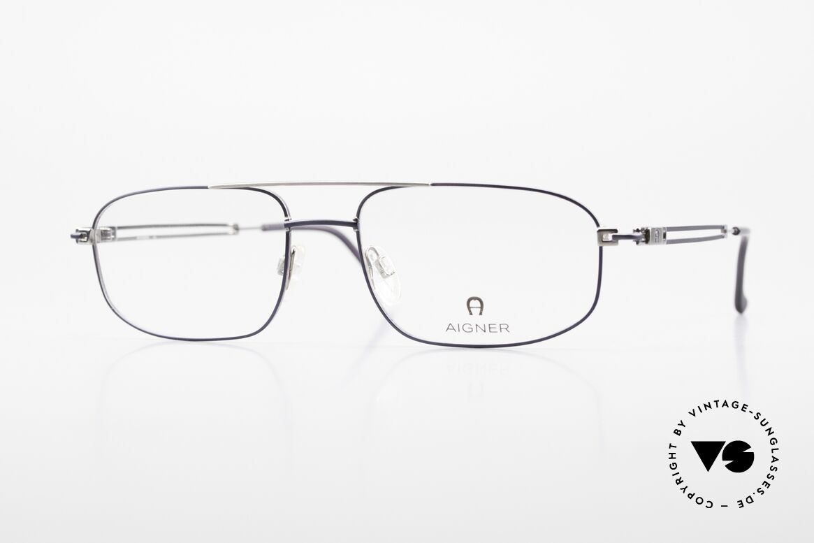 Aigner EA9111 90's Men's Eyeglasses Metal, men's metal glasses by AIGNER, EA9111, size 56/18, 140, Made for Men