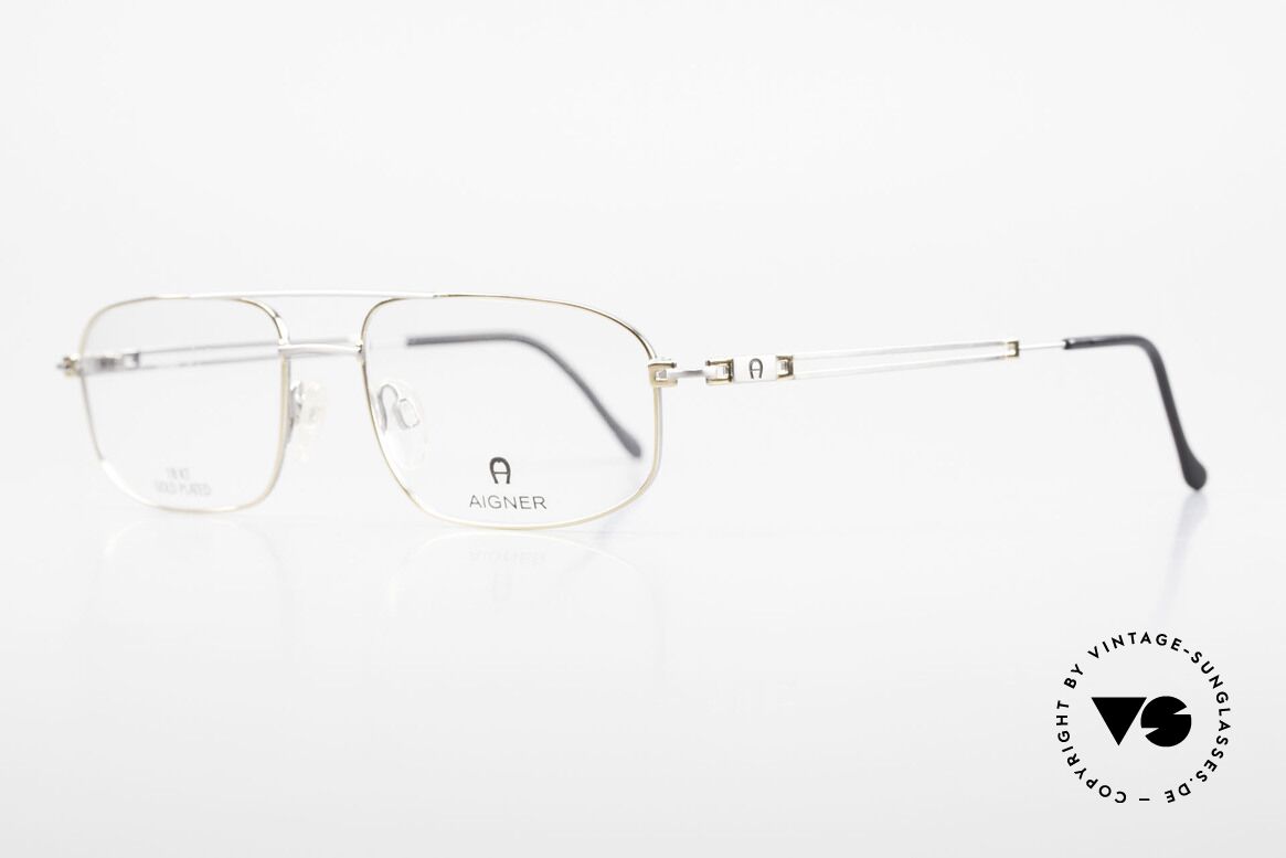 Aigner EA9111 90's Men's Frame Gold Plated, top-notch quality and very pleasant to wear; lightweight, Made for Men