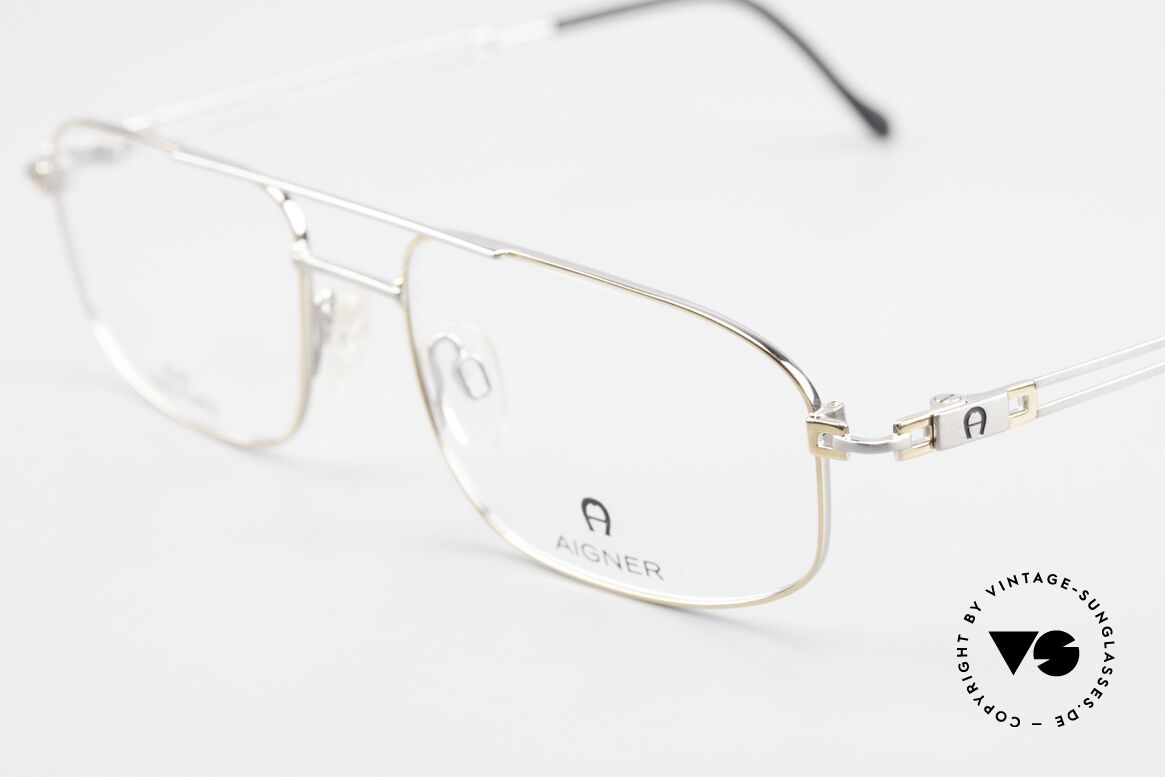 Aigner EA9111 90's Men's Frame Gold Plated, unworn (like all our precious 18ct GOLD-PLATED frames), Made for Men