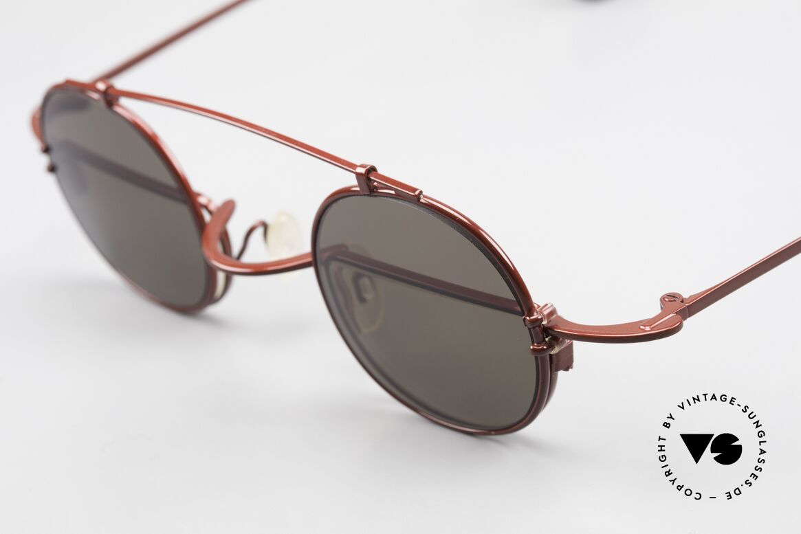Theo Belgium Gordon Reading Glasses With Clip On, Theo creations are 'opposite pole' to the 'mainstream', Made for Men and Women