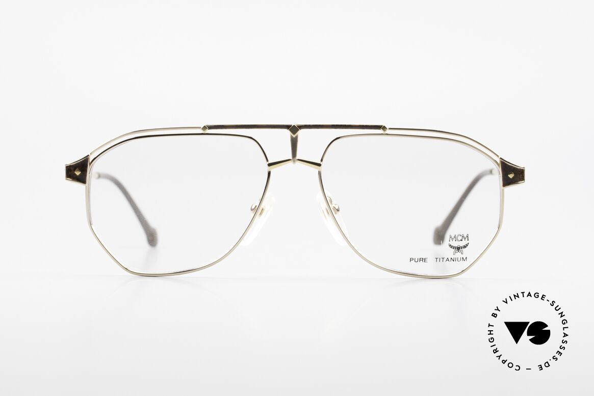 MCM München 6 XL 90's Luxury Vintage Glasses, extra large designer glasses by MCM of the early 90's, Made for Men