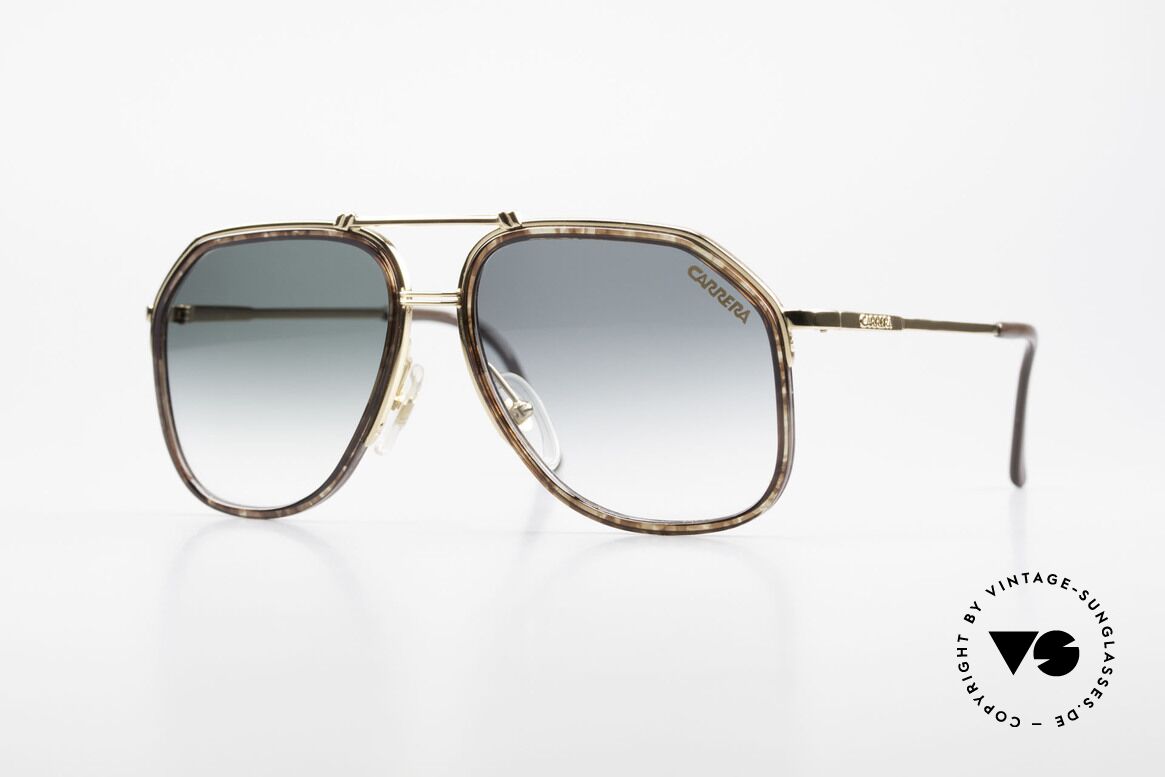 Carrera 5370 Classic Vintage Sunglasses, noble vintage 1990's designer glasses by Carrera, Made for Men