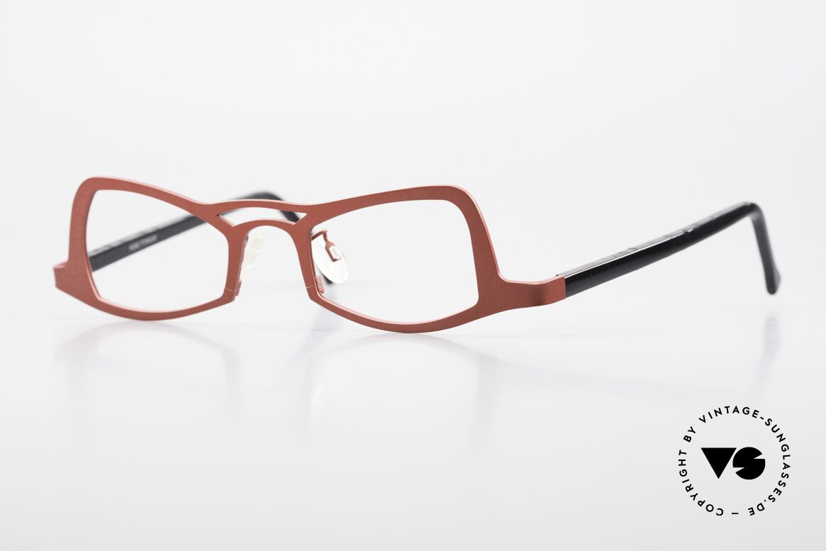 Theo Belgium Eye-Witness JK Pure Titanium Ladies Glasses, crazy Theo Belgium glasses of the Eye Witness Series, Made for Women