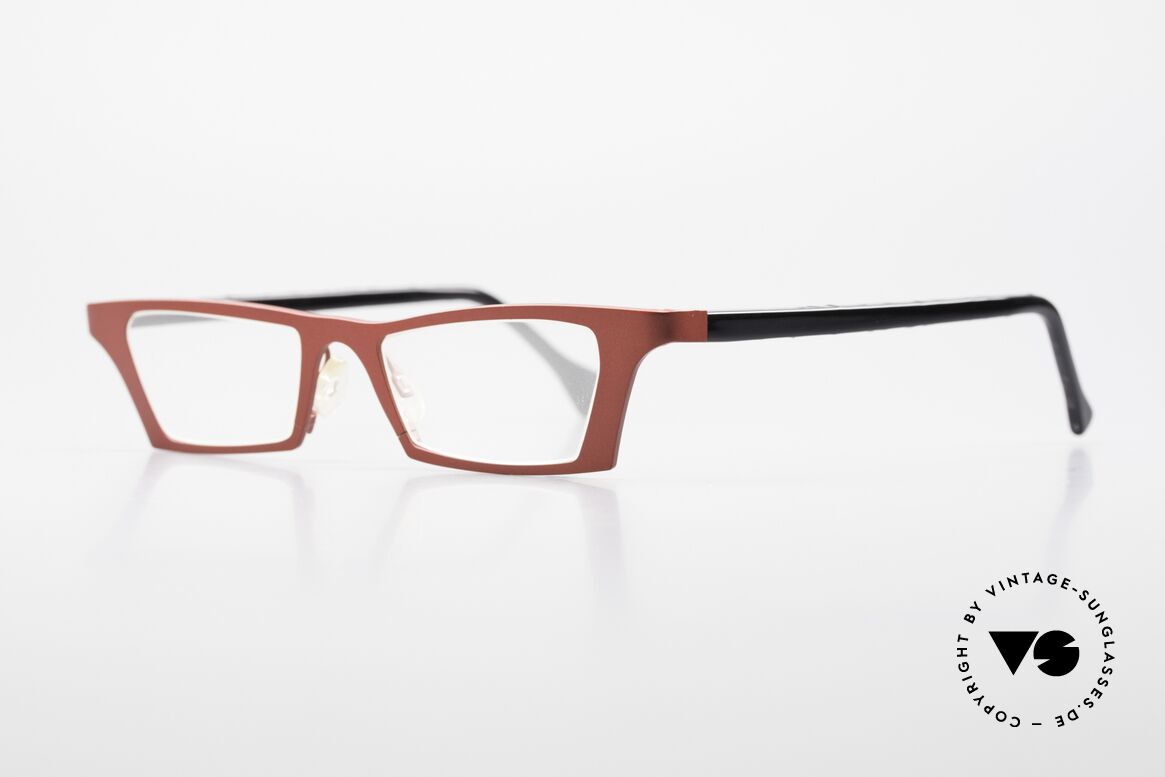 Theo Belgium Eye-Witness JJ Ladies Glasses Pure Titanium, spectacular eye-catcher in top quality (pure titanium), Made for Women
