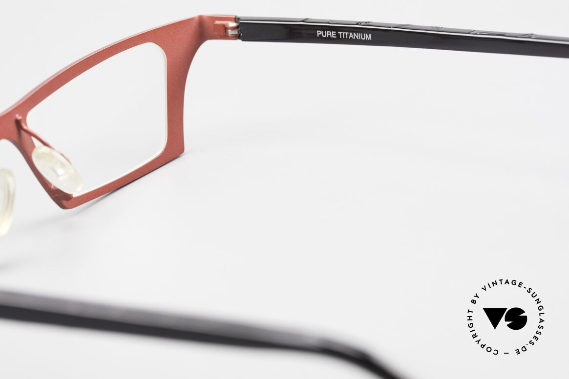 Theo Belgium Eye-Witness JJ Ladies Glasses Pure Titanium, Size: large, Made for Women