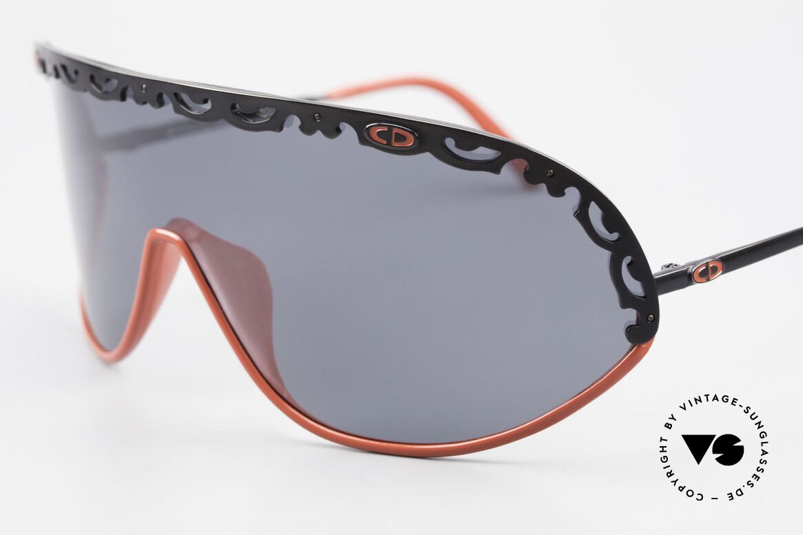 Christian Dior 2501 Polarized Sunglasses 80's 90's, functional designer shades with polarized lens / shield, Made for Women