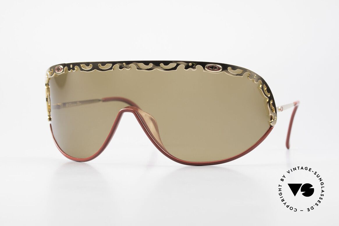 Christian Dior 2501 Panorama View Sunglasses 80's, panorama view Dior designer sunglasses from 1989/1990, Made for Women