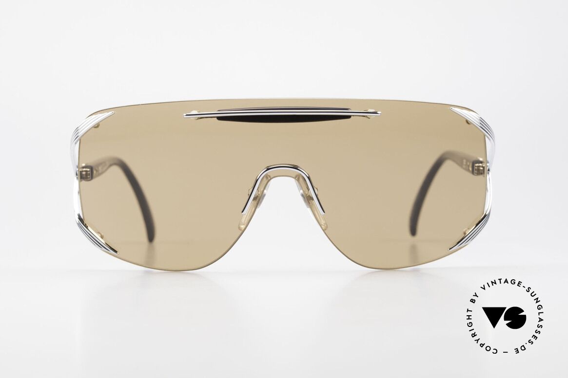 Christian Dior 2434 Panorama View Sunglasses 80s, single lens ("shield design") for a PANORAMA view, Made for Women