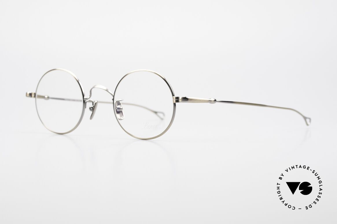 Lunor V 110 Round Lunor Glasses Vintage, without ostentatious logos (but in a timeless elegance), Made for Men and Women