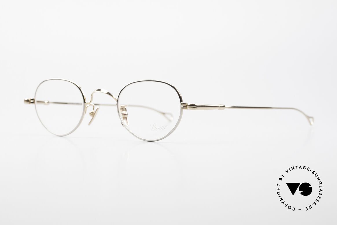 Lunor V 103 Platinum Frame Front, model V103: very elegant metal glasses; size 40/23, 140, Made for Men and Women