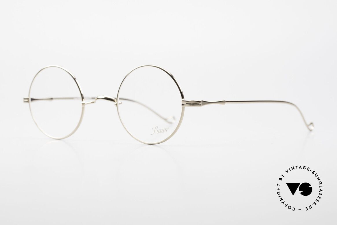 Lunor II 23 Round Frame Special Edition, circular frame design in M size 42mm with a W bridge, Made for Men and Women