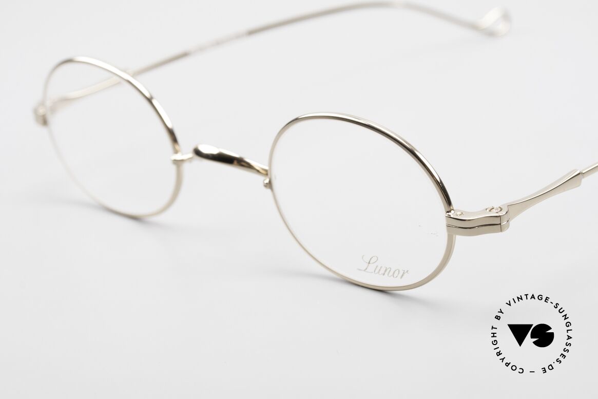Lunor II 10 Oval Frame Gold Plated GP, traditional German brand; quality handmade in Germany, Made for Men and Women