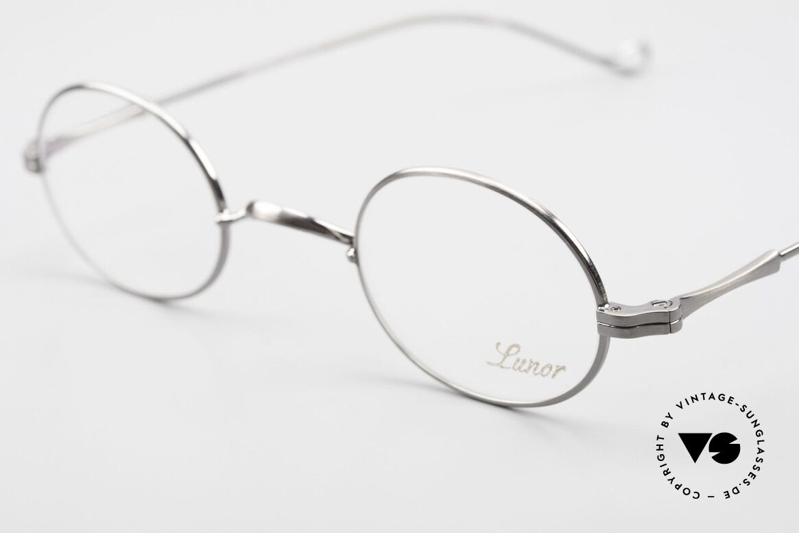 Lunor II 10 Oval Frame Antique Silver, traditional German brand; quality handmade in Germany, Made for Men and Women