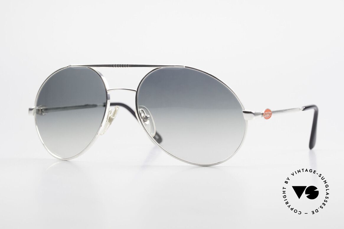 Bugatti 65996 Costly Mirrored Sun Lenses, rare VINTAGE Bugatti luxury sunglasses, 80's, Made for Men