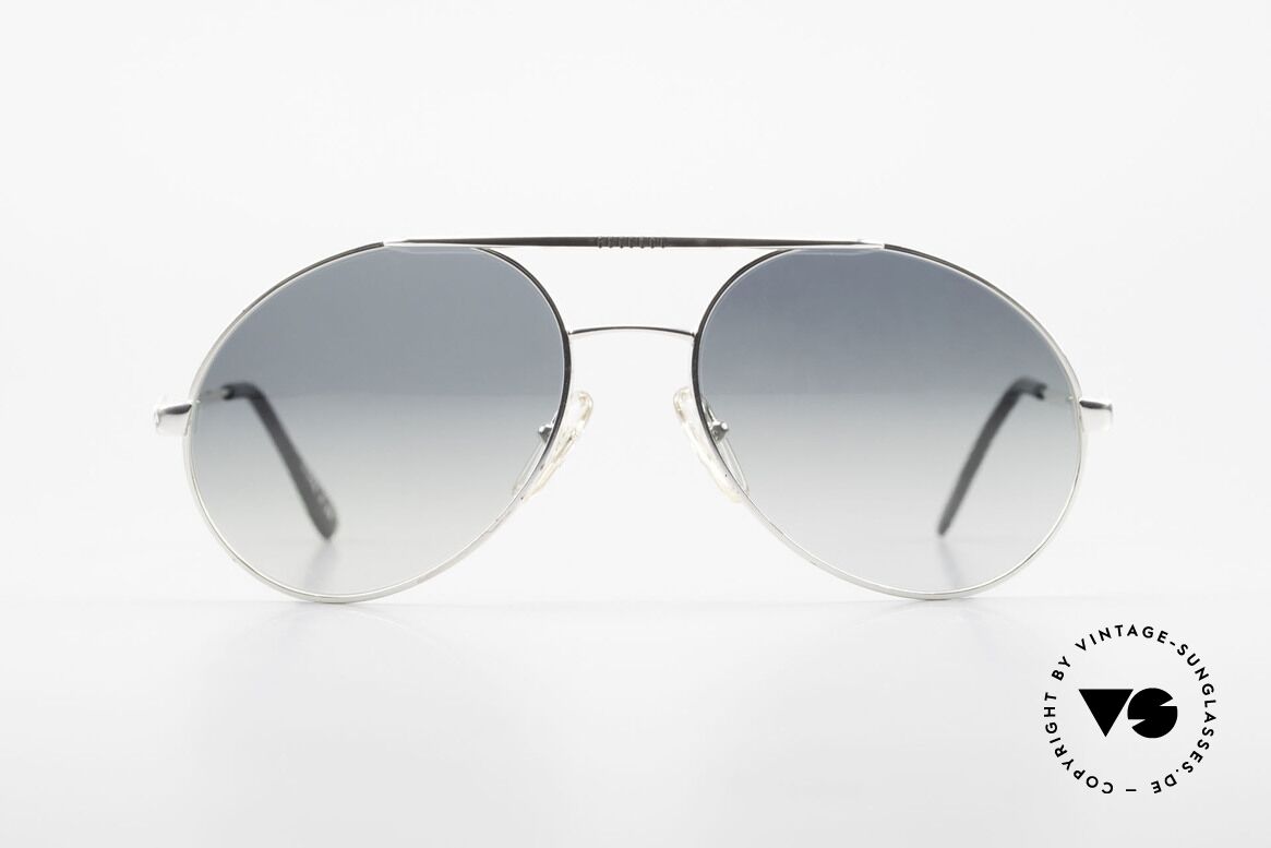 Bugatti 65996 Costly Mirrored Sun Lenses, legendary vintage BUGATTI 'tear drop' design, Made for Men