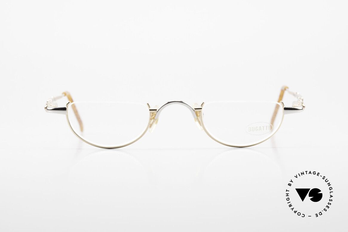 Bugatti 28108 Men's Reading Frame Bicolor, flexible frame (bicolor) with flexible spring hinges, Made for Men