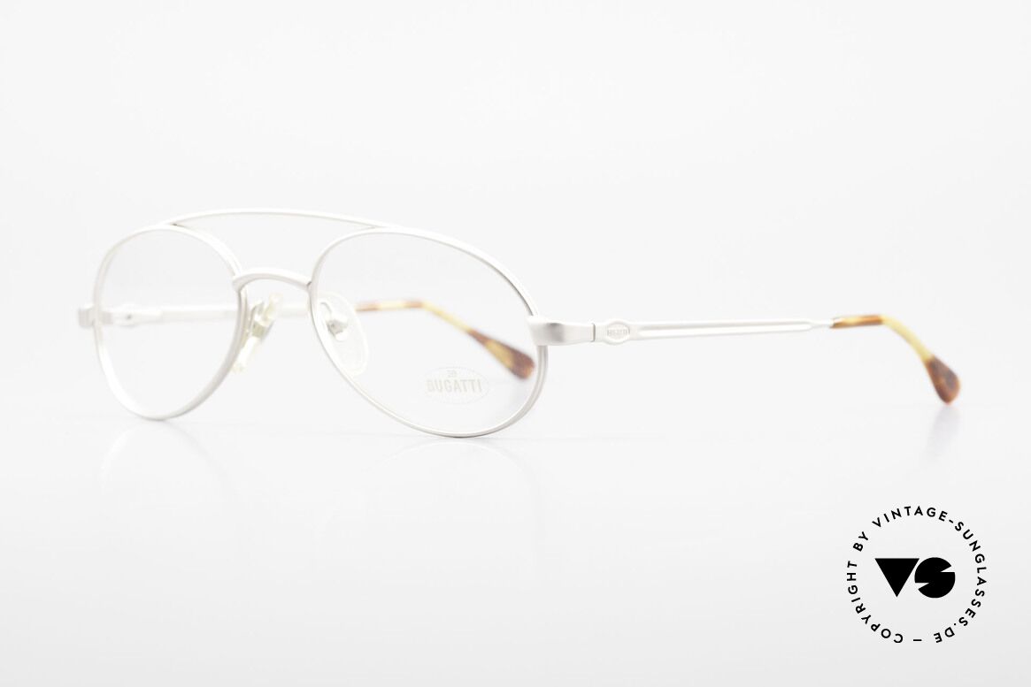 Bugatti 08105 Old Vintage Glasses 80's Men, noble spring temples & top-notch overall quality, Made for Men