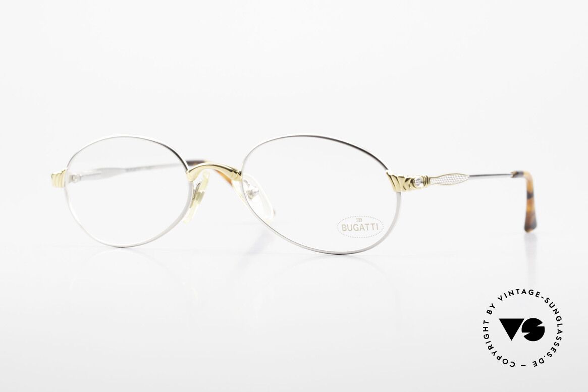 Bugatti 14109 90's Eyeglasses Titanium Men, very elegant vintage designer eyeglass-frame by Bugatti, Made for Men