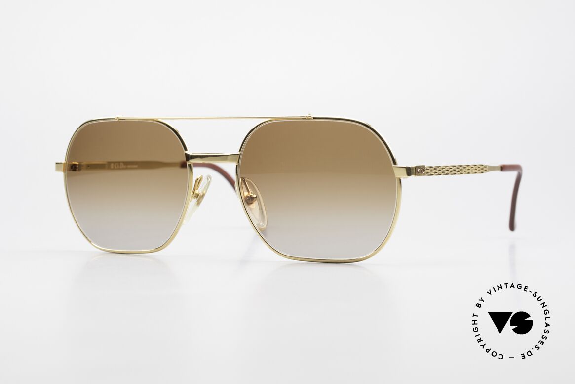 Christian Dior 2357 Men's 80's Shades Gold Plated, Christian Dior vintage 'Monsieur' designer sunglasses, Made for Men