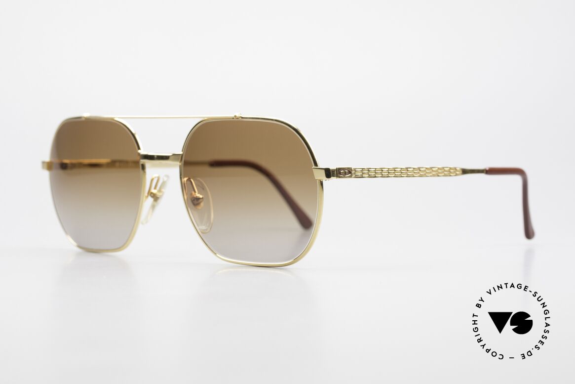 Christian Dior 2357 Men's 80's Shades Gold Plated, the full metal frame is 22ct GOLD-PLATED (yellow gold), Made for Men