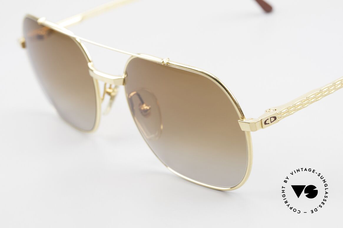 Christian Dior 2357 Men's 80's Shades Gold Plated, exquisite fit, thanks to spring hinges; 1st class comfort, Made for Men