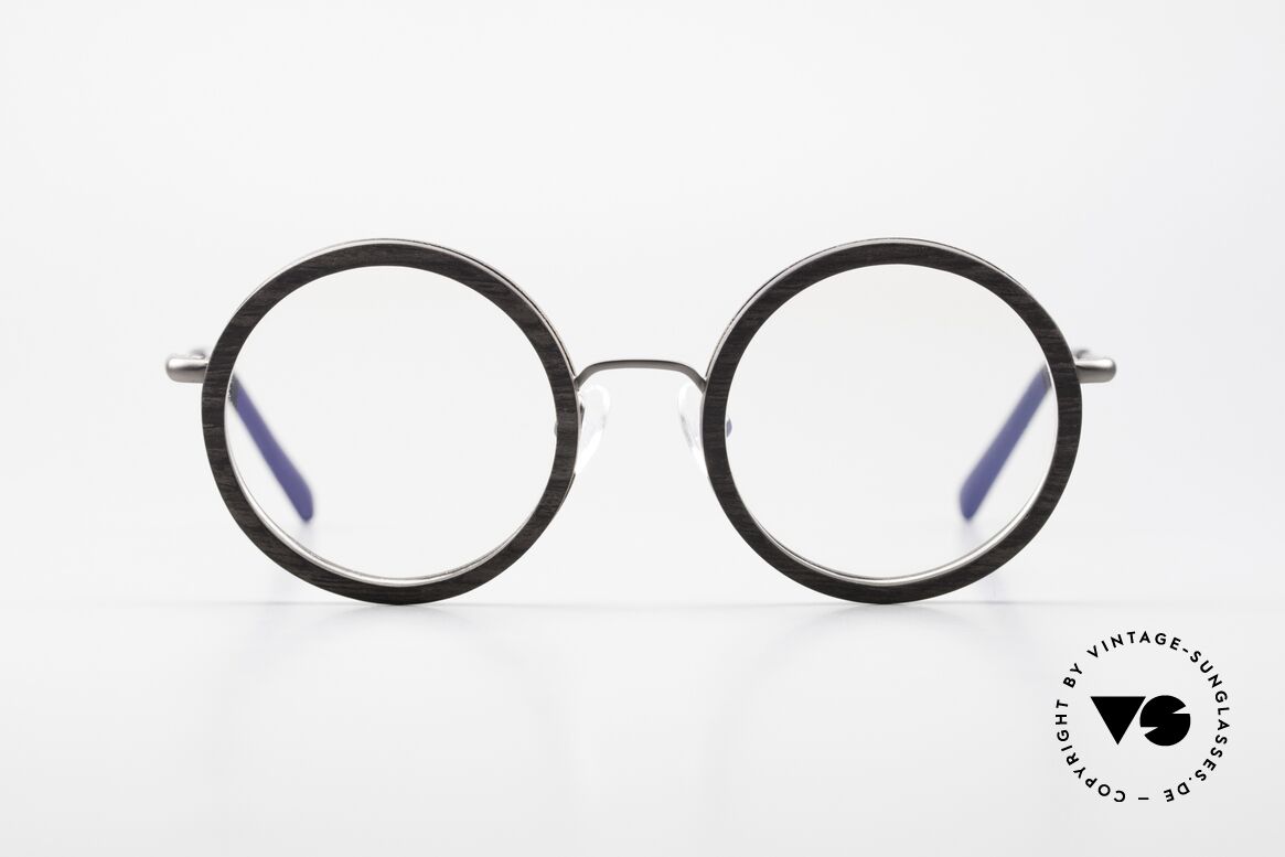 Kerbholz Rudolph Wood Frame Round Blackwood, round wood eyeglasses by Kerbholz, made in Germany, Made for Men and Women