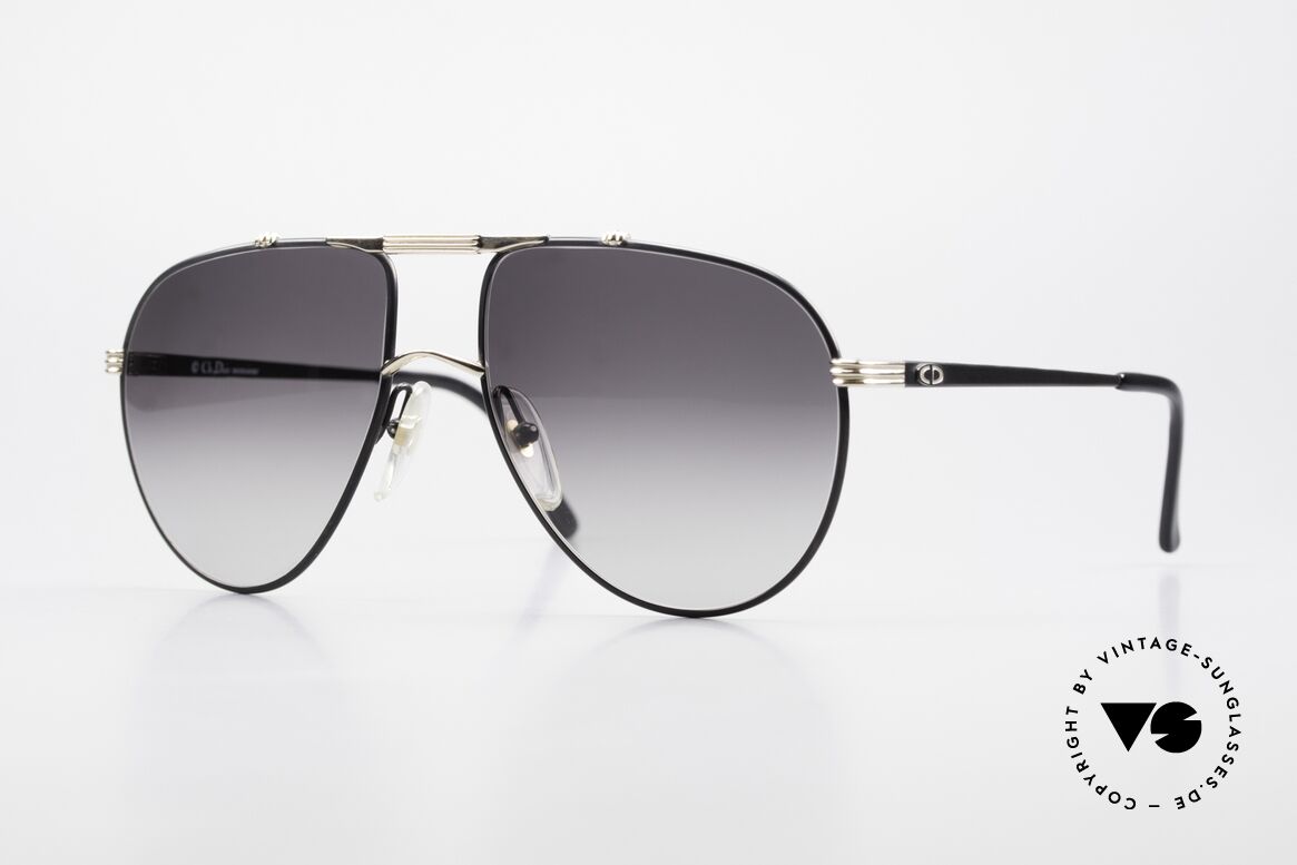 Christian Dior 2248 80's Aviator Large Sunglasses, old Christian Dior Monsieur sunglasses of the 1980's, Made for Men