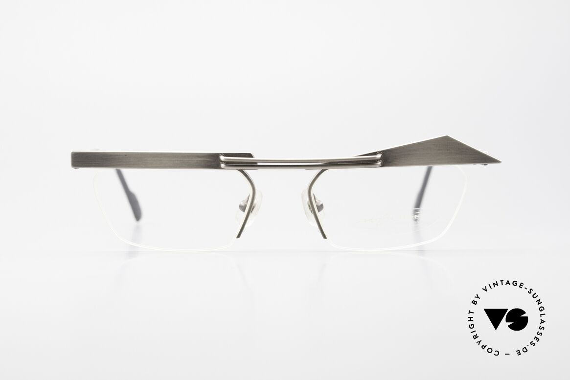 Koure KR8077 Designer Glasses Semi Rimless, KOURE glasses 8077, size 49/18, from 1994, Steampunk, Made for Women
