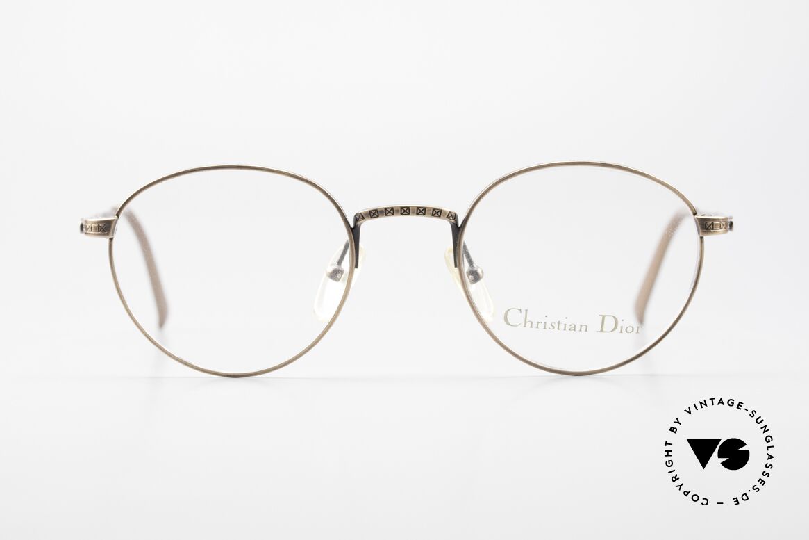 Christian Dior 2886 90's Panto Eyeglasses Ladies, panto design Christian Dior vintage frame from 1990, Made for Women